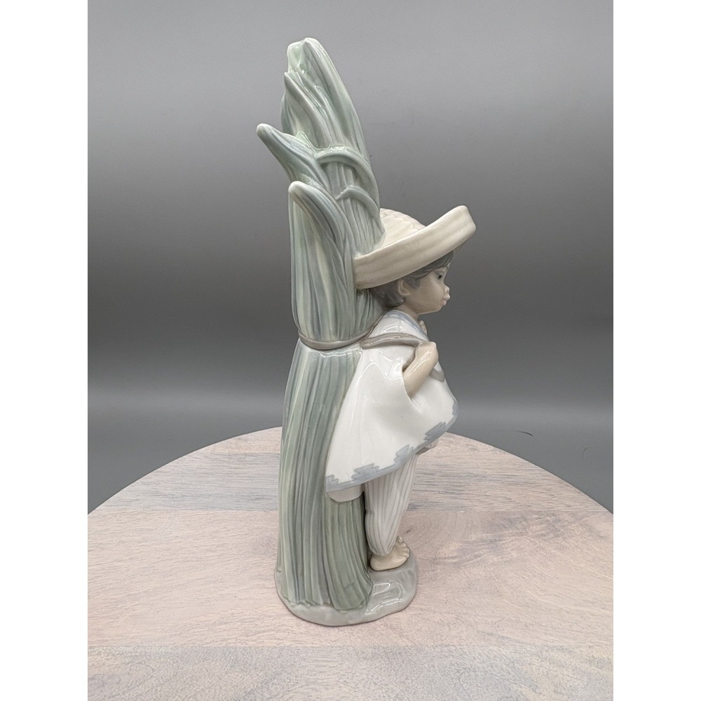 Vintage Lladro Figurine Porcelain Panchito Boy Glossy Finish Made in Spain 12" - Picture 8 of 16